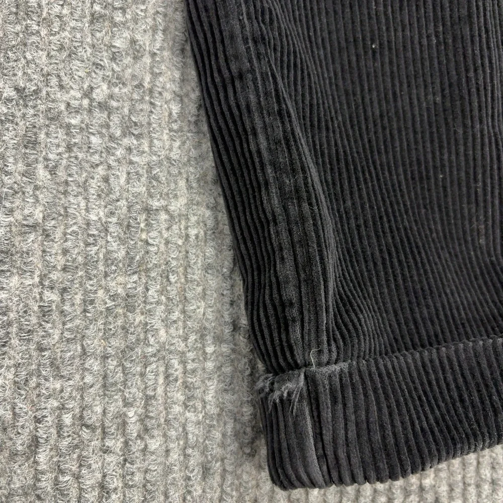 Jos A Bank Pants Mens‎ 38x32 Black Cotton Corduroy Pleated Cuffed Classic